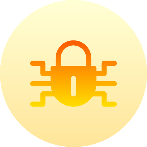 sperren Basic Gradient Circular icon
