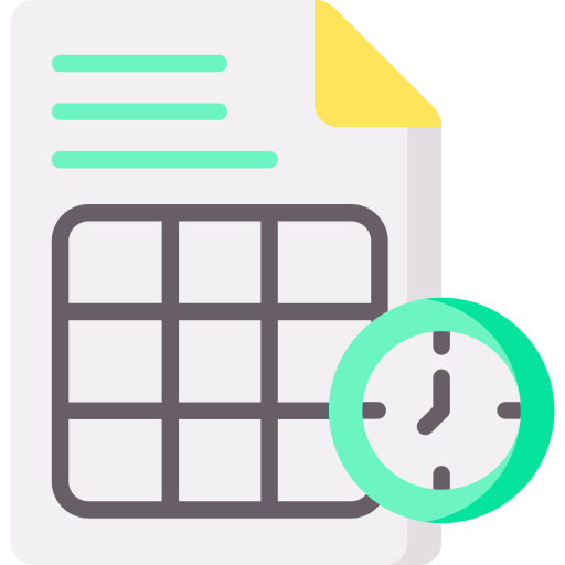 Schedule Special Flat icon