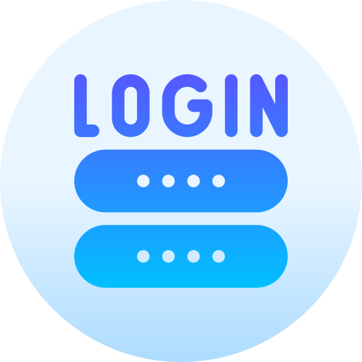 anmeldung Basic Gradient Circular icon