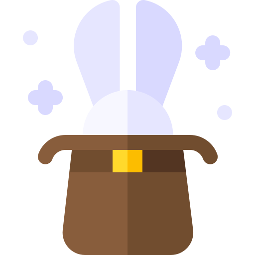 sombrero mágico Basic Rounded Flat icono