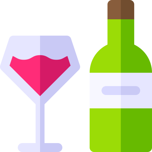 ワイン Basic Rounded Flat icon