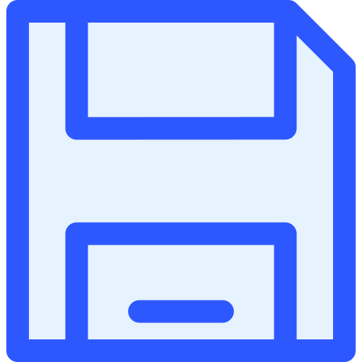 diskette Generic Blue icoon
