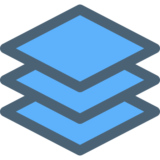 레이어 Generic Blue icon