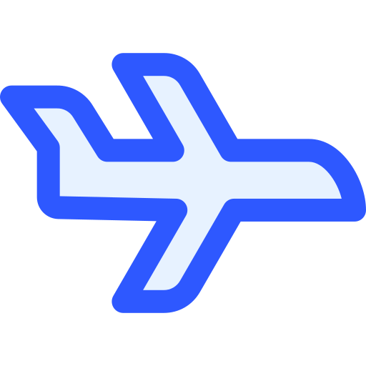 Aiplane Generic Blue icon