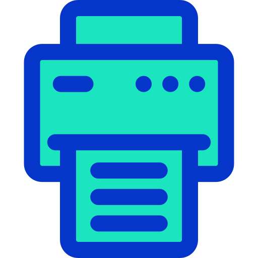 Print Generic Outline Color icon
