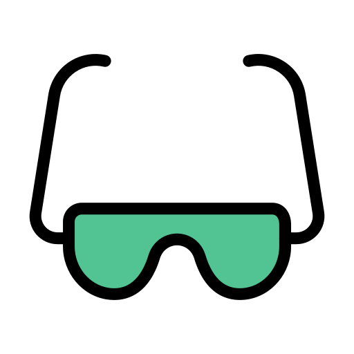 brille Vector Stall Lineal Color icon