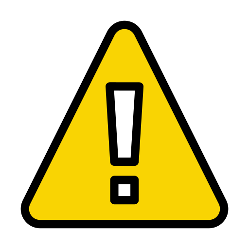 advertencia Vector Stall Lineal Color icono