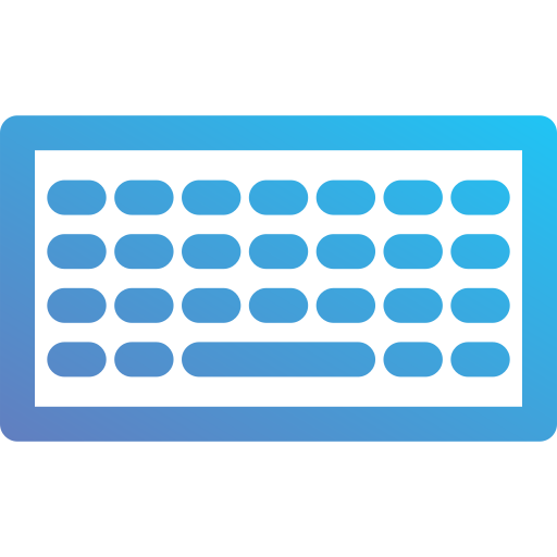 Keyboard Generic Gradient icon