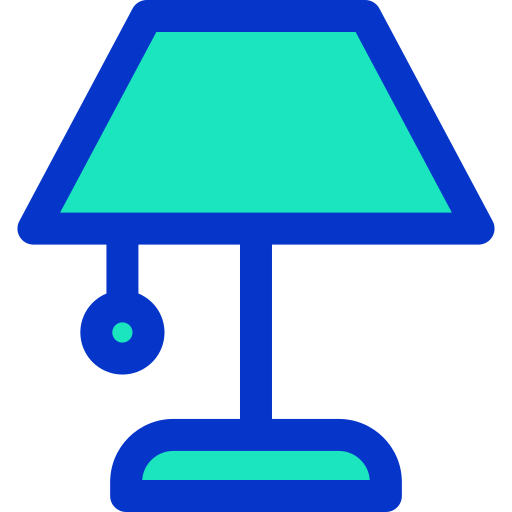 bureaulamp Generic Outline Color icoon