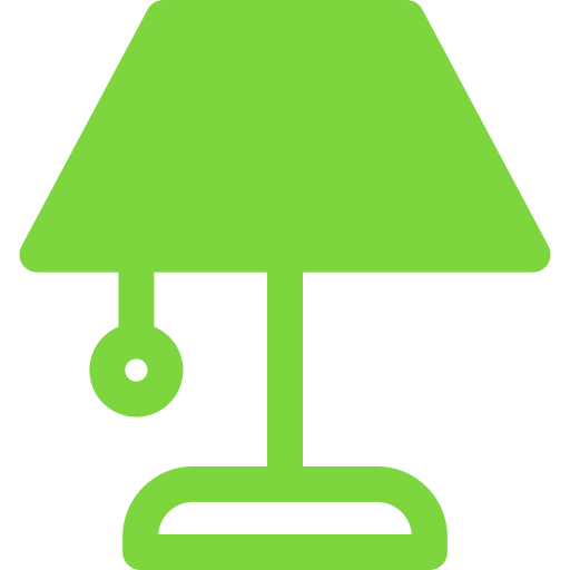 lâmpada de mesa Generic Flat Ícone