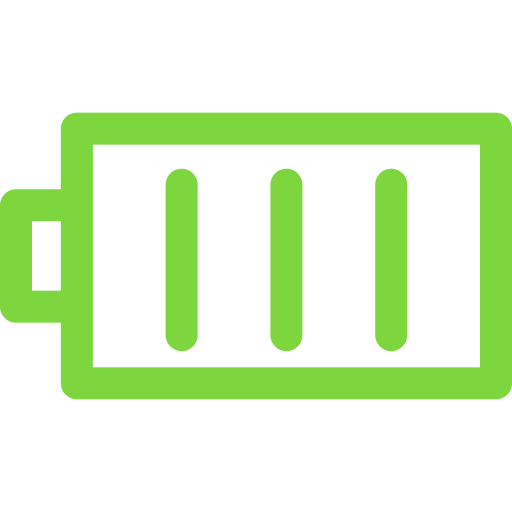 Full battery Generic Simple Colors icon
