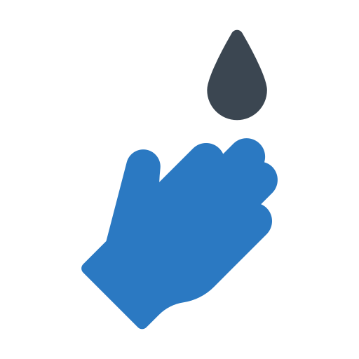 hände waschen Generic Blue icon