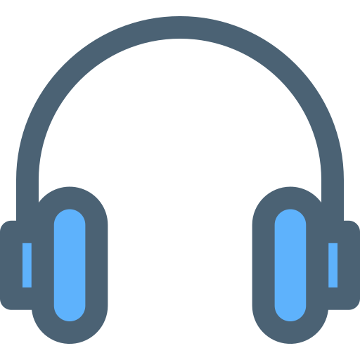 Headphones Generic Blue icon