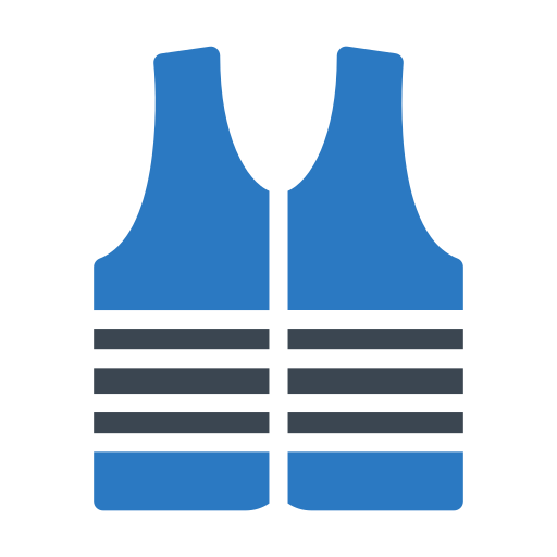Life jacket Generic Blue icon