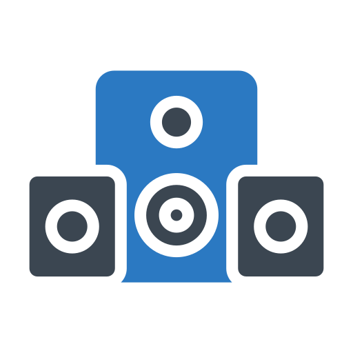 subwoofer Generic Blue icon