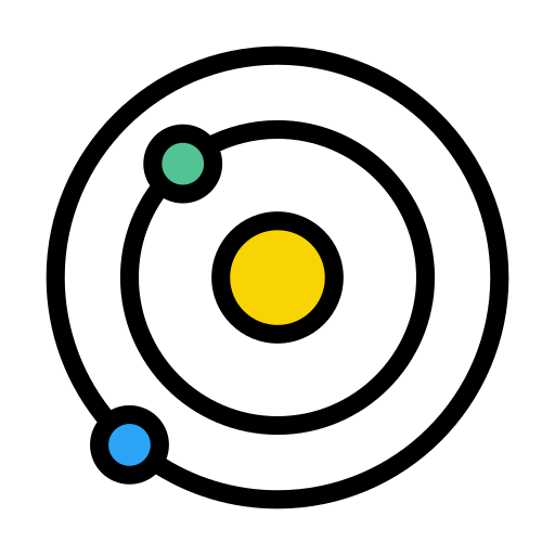orbit Vector Stall Lineal Color icon
