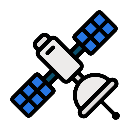 衛星信号 Generic Outline Color icon