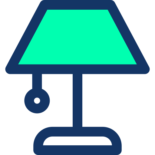 bureaulamp Generic Fill & Lineal icoon