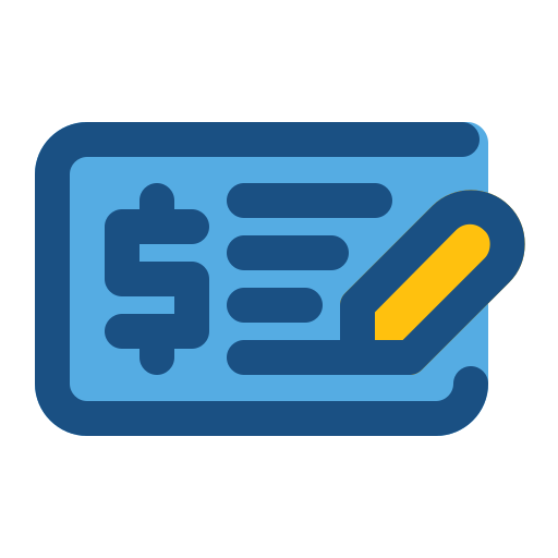 Cheque Generic Fill & Lineal icon