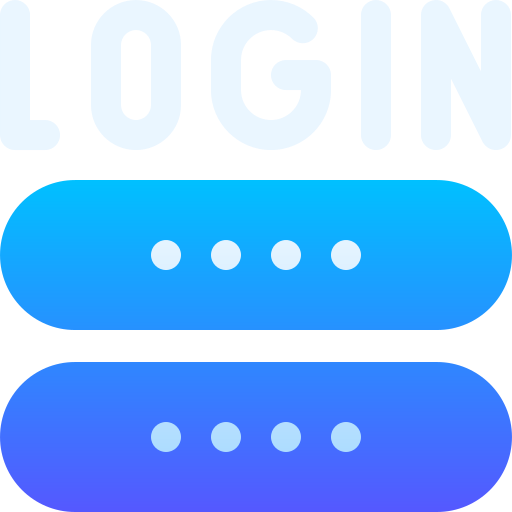 login Basic Gradient Gradient icona