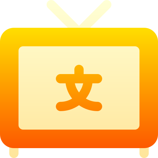oglądać telewizję Basic Gradient Gradient ikona