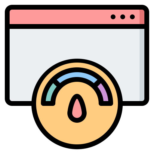 pagina snelheid Generic Outline Color icoon