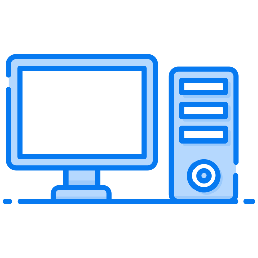パソコン Generic Blue icon