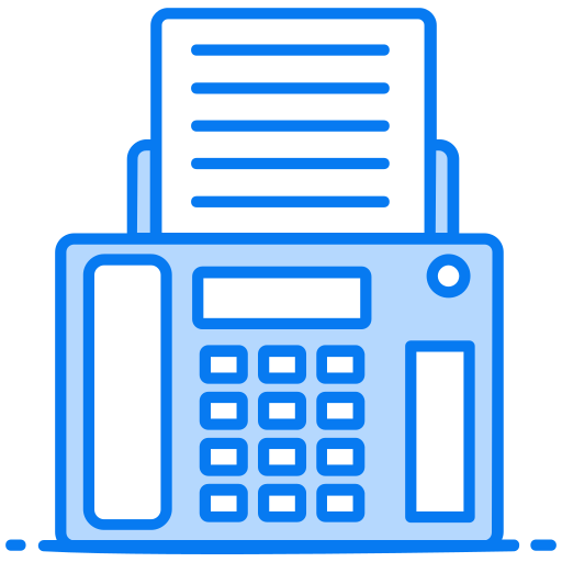 fax Generic Blue icona