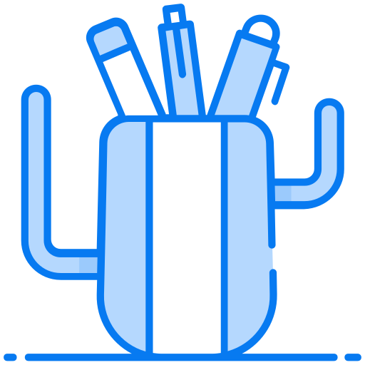 鉛筆ホルダー Generic Blue icon