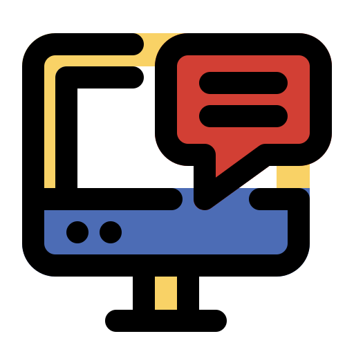 diskussion Generic Outline Color icon