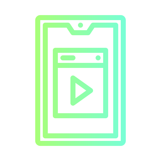 スマートフォン Generic Gradient icon