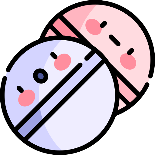 Hormone therapy Kawaii Lineal color icon