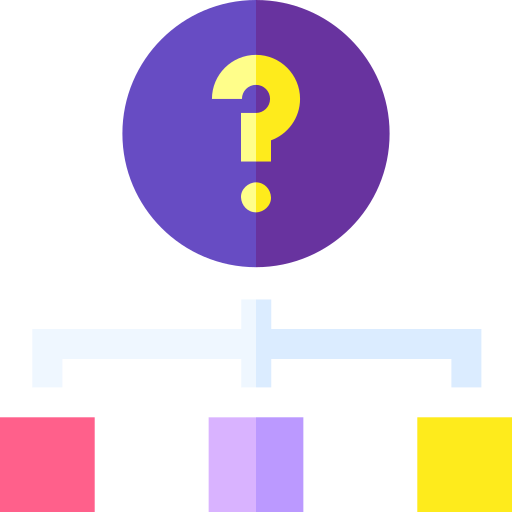 faq Basic Straight Flat Icône