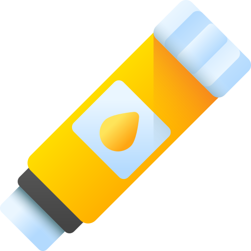 Glue 3D Color icon