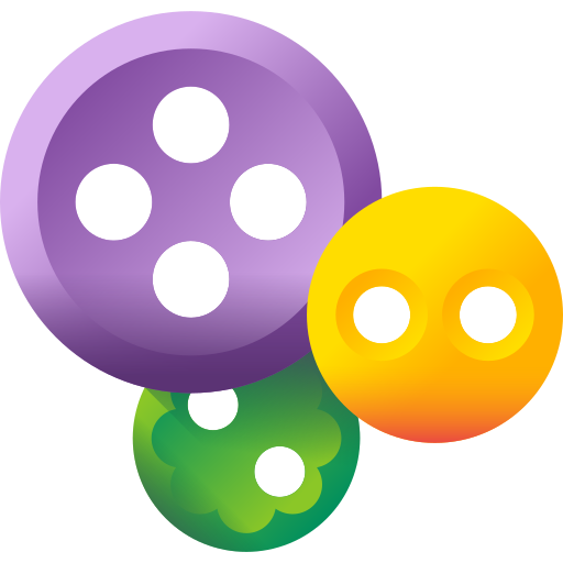 boutons 3D Color Icône