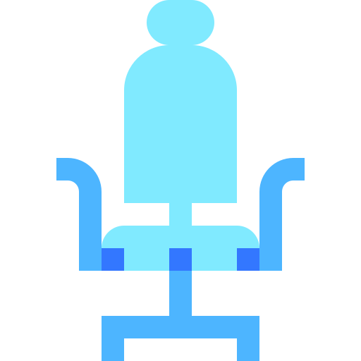 chaise de bureau Basic Sheer Flat Icône