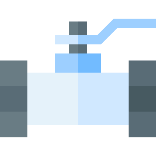 control de agua Basic Straight Flat icono