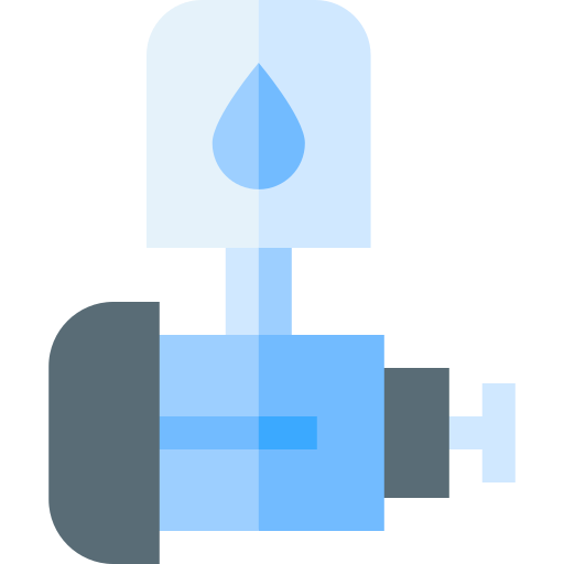 pompe à eau Basic Straight Flat Icône