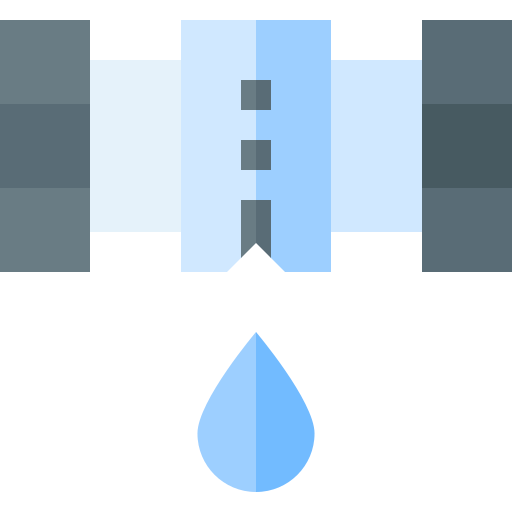 Water Basic Straight Flat icon