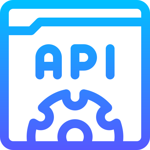 api Basic Gradient Lineal color icon