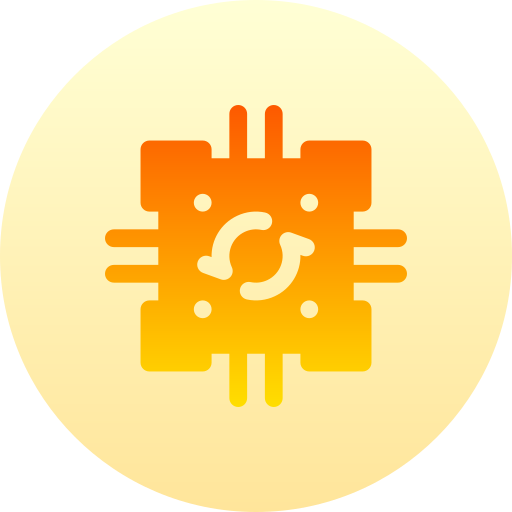 Chip Basic Gradient Circular icon