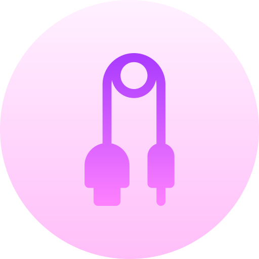 inpluggen Basic Gradient Circular icoon