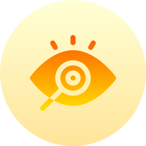 Зрение Basic Gradient Circular иконка