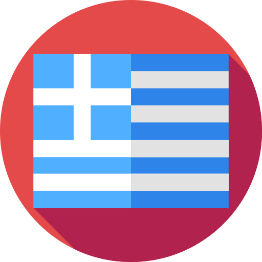 bandera Flat Circular Flat icono