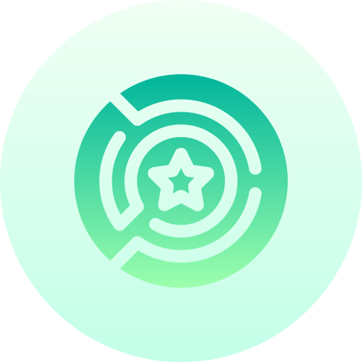 목표 Basic Gradient Circular icon