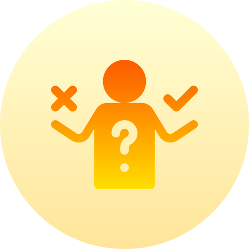 Decision making Basic Gradient Circular icon