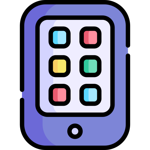 apps Kawaii Lineal color icoon