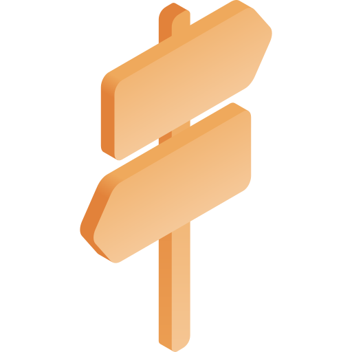 Sign Gradient Isometric Gradient icon