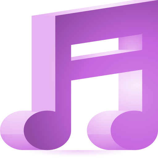 musik 3D Toy Gradient icon