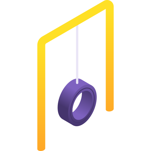 Swing Gradient Isometric Gradient icon
